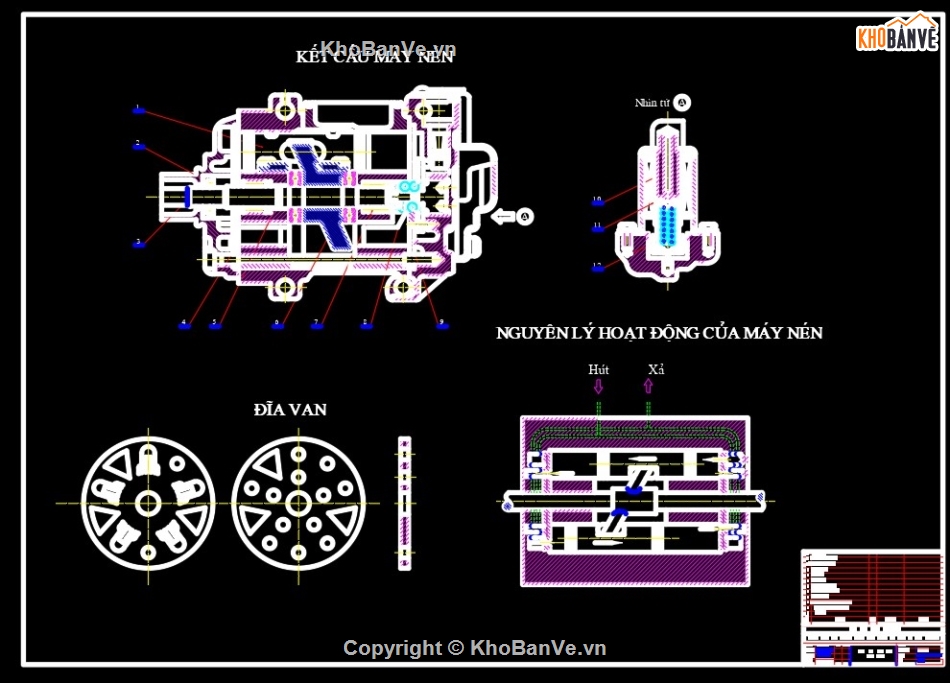 Đồ án,hệ thống điều hòa không khí,hệ thống điều hòa,cad hệ thống xe,hệ thống xe,ng