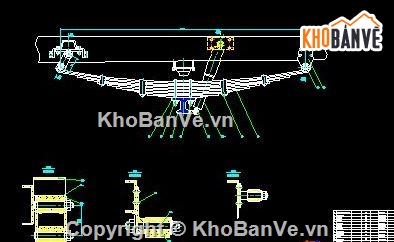hệ thống treo xe,hệ thống treo xe tải,cad hệ thống treo xe,hệ thống treo xe cad