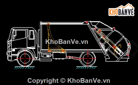 xe ép rác,Hino FG,thiết kế thùng,ô tô chuyên dùng