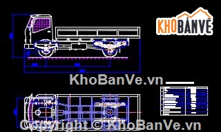 hệ thống treo xe tải,treo xe tải,file cad hệ thống treo xe