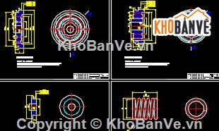 hệ thống treo xe tải,treo xe tải,file cad hệ thống treo xe