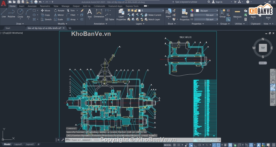 bản vẽ hộp số,hộp số 5 cấp,hộp số cơ khí,bản vẽ hộp số cơ khí 5 cấp