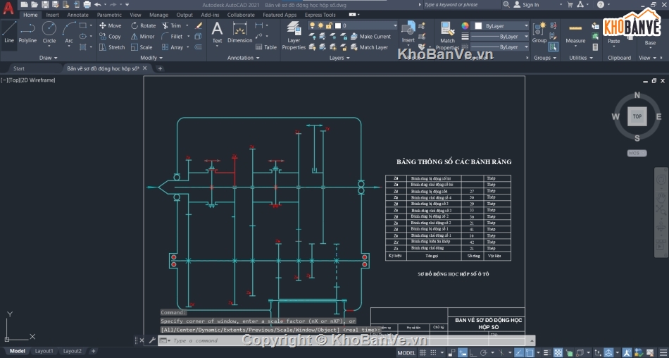 bản vẽ hộp số,hộp số 5 cấp,hộp số cơ khí,bản vẽ hộp số cơ khí 5 cấp