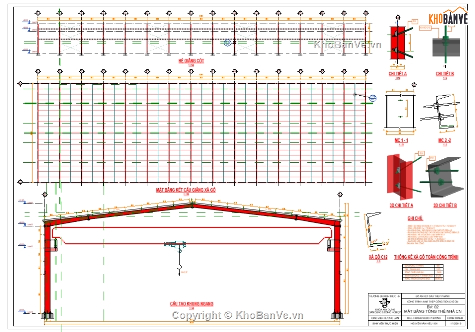 kết cấu nhà xưởng,nhà xưởng,nhà xưởng kết cấu thép,kết cấu thép nhà xưởng,nhà xưởng khung thép,Đồ án thép