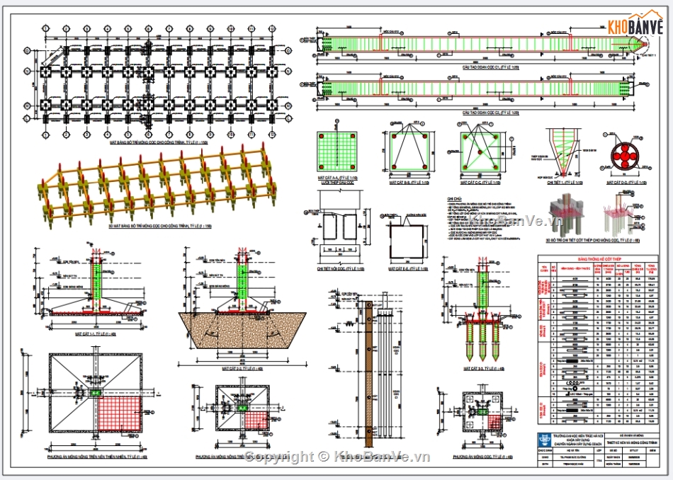 kết cấu móng,mặt bằng móng,kết cấu mặt bằng móng