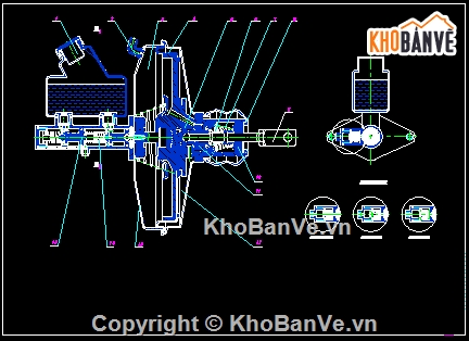 Đồ án,đồ án ô tô,Bản vẽ đồ án ô tô,đồ án hệ thống phanh
