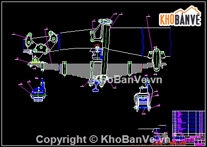 Đồ án,Đồ án khai thác hệ thống treo ôtô,hệ thống treo ôtô KAMAZ-5320