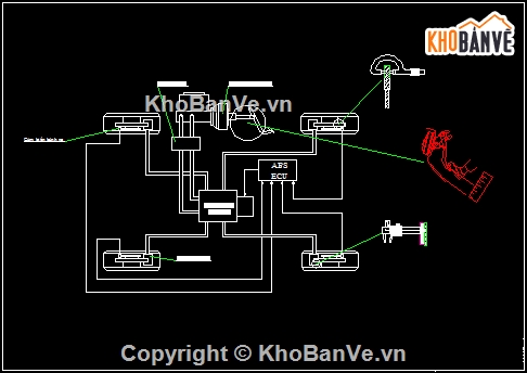 Đồ án,bản vẽ đồ án ô tô,đồ án ô tô