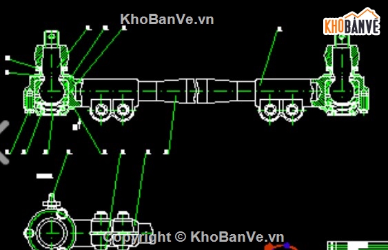 hệ thống lái xe,hệ thống lái,hệ thống lái xe KAMAZ-5320