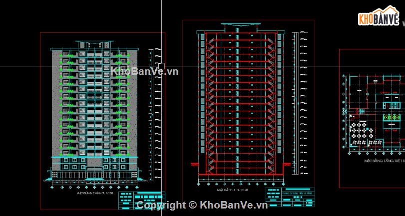 Đồ án chung cư 20 tầng,chung cư 20 tầng,file cad chung cư