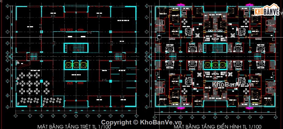 Đồ án chung cư 20 tầng,chung cư 20 tầng,file cad chung cư