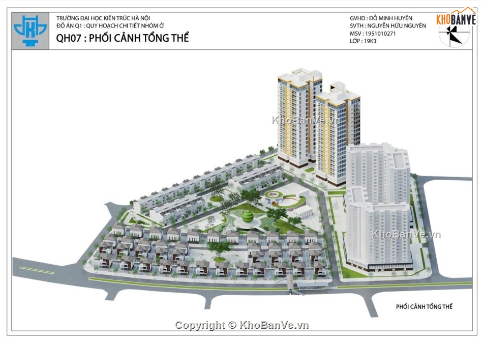 Q1,Quy hoạch,Quy hoạch Khu nhà ở,Đồ án,ĐỒ ÁN Q1,ĐỒ ÁN QUY HOẠCH NHÓM NHÀ Ở