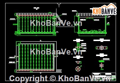 cad xử lý nước thải,Đồ án thuyết minh,thiết kế trạm xử lý nước,trạm xử lý nước thải,thi công,xử lý nước