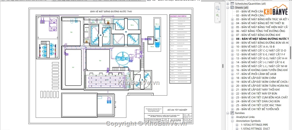 phối cảnh,cad xử lý nước thải,tính toán,file revit,Đồ án thuyết minh,thiết kế trạm xử lý nước