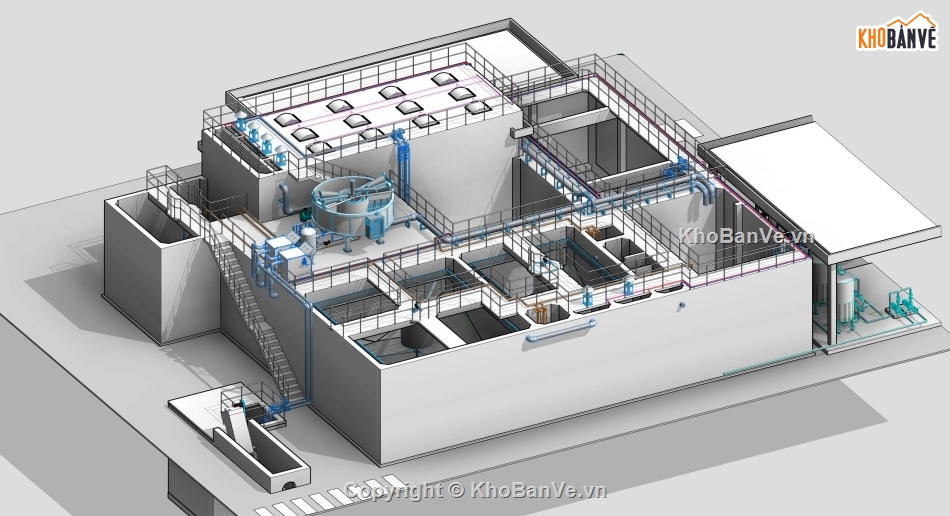 phối cảnh,cad xử lý nước thải,tính toán,file revit,Đồ án thuyết minh,thiết kế trạm xử lý nước