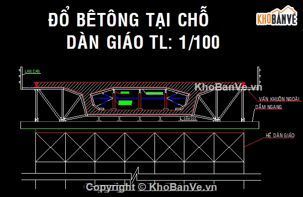 Đồ án thiết kế cầu dầm,Bản vẽ cầu dầm lắp hẫng,lắp hẫng cân bằng,cầu liên tục,thi công trụ