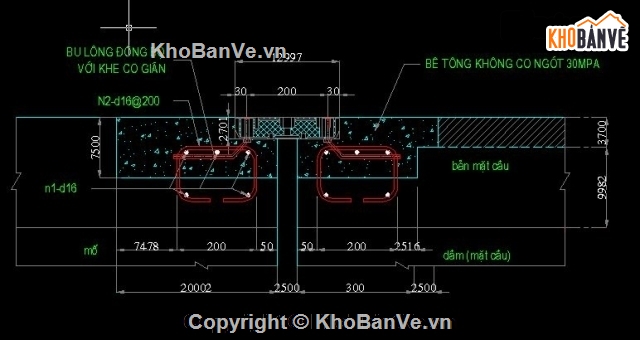 Bản vẽ cầu dầm T,Bản vẽ,Đồ án