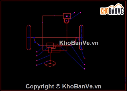 bản vẽ nguyên lý hệ thống lái,bản vẽ van phân phối,bản vẽ tổng thể cơ cấu lái