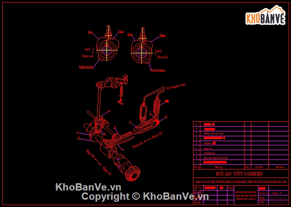 Đồ án khảo sát hệ thống,hệ thống động cơ,bản vẽ hệ thống phân phối khí