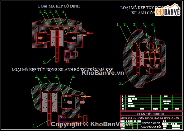Đồ án phanh,hệ thống phanh xe,phanh abs trên xe toyota vios