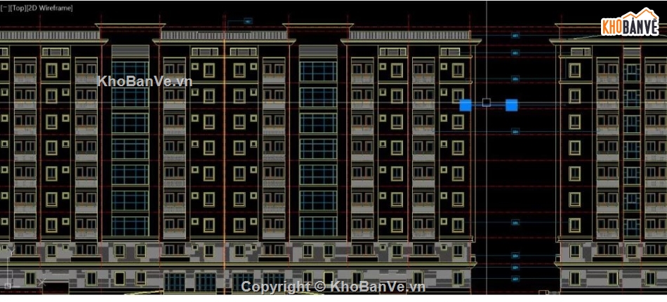 chung cư,dự thầu chung cư CT2 9 tầng,đồ án chung cư 9 tầng