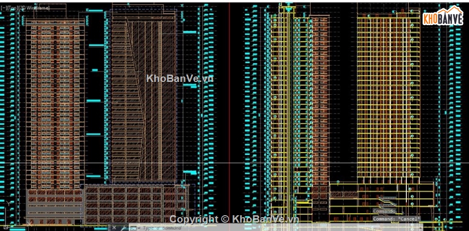 chung cư 40 tầng,File chung cư 40 tầng,file cad chung cư 40 tầng