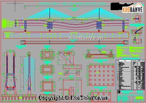 Đồ án thiết kế cầu,phương án thiết kế cầu,bản vẽ cầu