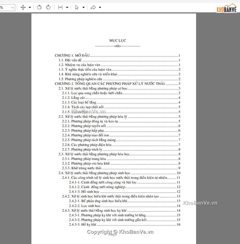 thuyết minh,cad xử lý nước thải,Đồ án,Đồ án thuyết minh,trạm xử lý nước thải,đồ án xử lý nước thải