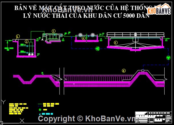 thuyết minh,cad xử lý nước thải,Đồ án thuyết minh,trạm xử lý nước thải,file cad trạm xử lý nước thải