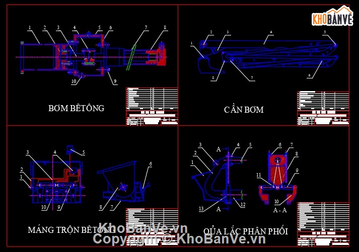 thuyết minh,Đồ án,Đồ án thuyết minh,bơm bê tông,xe bơm bê tông,cad xe