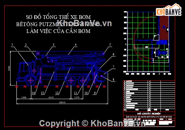 thuyết minh,Đồ án,Đồ án thuyết minh,bơm bê tông,xe bơm bê tông,cad xe