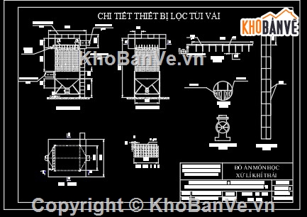 Đồ án,xử lý khí thải,xử lý thiếu khí,Đồ án thép,Đồ án TTTM,xử lý nước