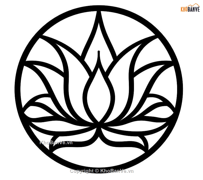 Hoa văn tròn,hoa văn tròn,hoa sen