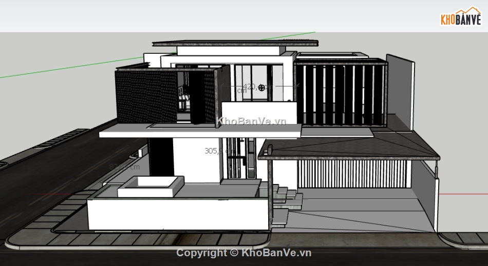 file sketchup biệt thự 2 tầng,model sketchup biệt thự 2 tầng,sketchup biệt thự 2 tầng,3d sketchup biệt thự 2 tầng