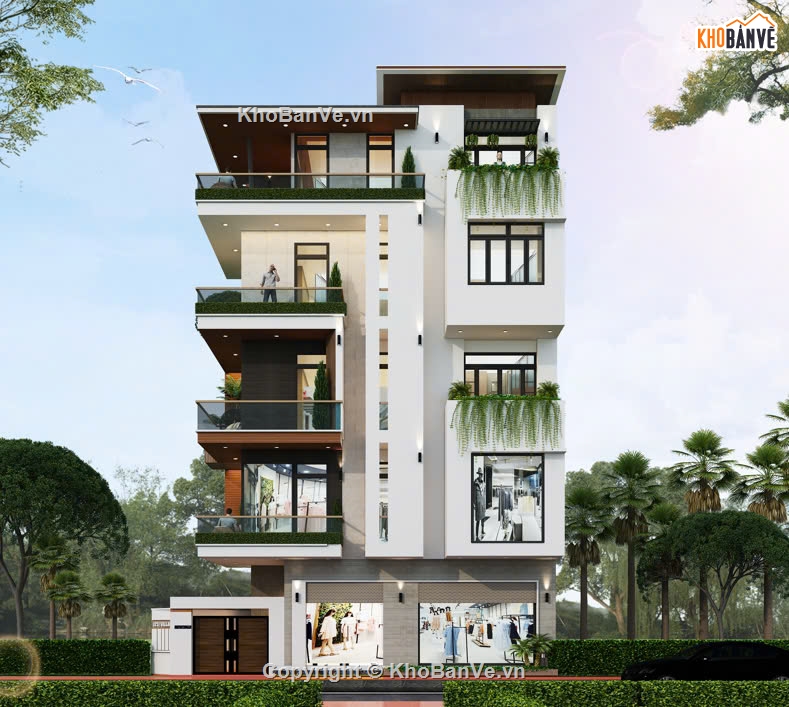 nhà phố 5 tầng,nhà 5 tầng,nhà 5 tầng hiện đại