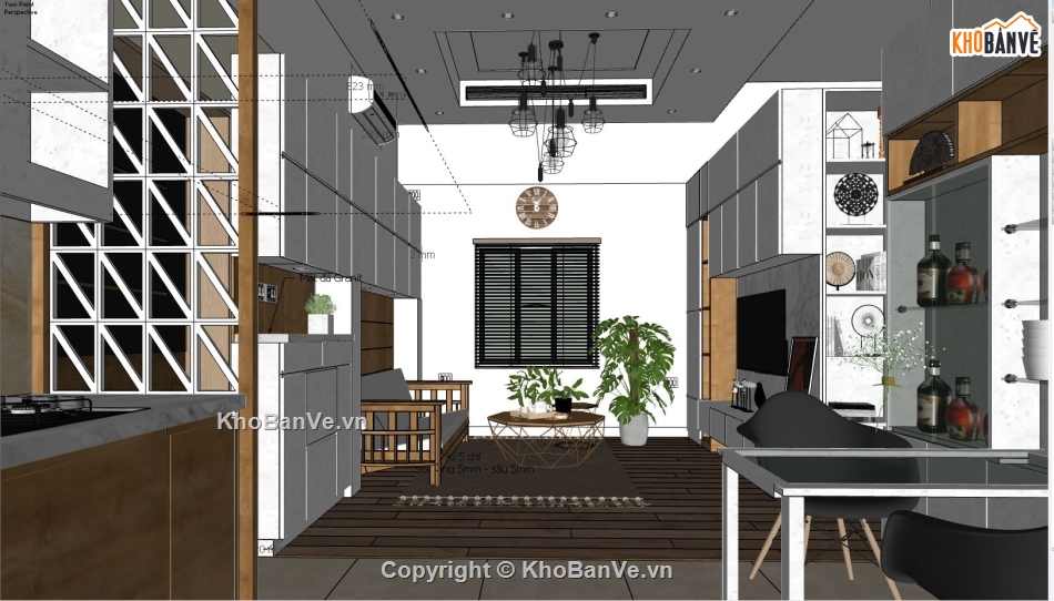 nội thất phòng bếp,sketchup nội thất phòng bếp,nội thất phòng bếp sketchup,thiết kế nội thất phòng bếp