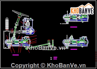 hệ thống lái xe Kamaz-43253,bản vẽ hệ thống lái xe,hệ thống lái cad