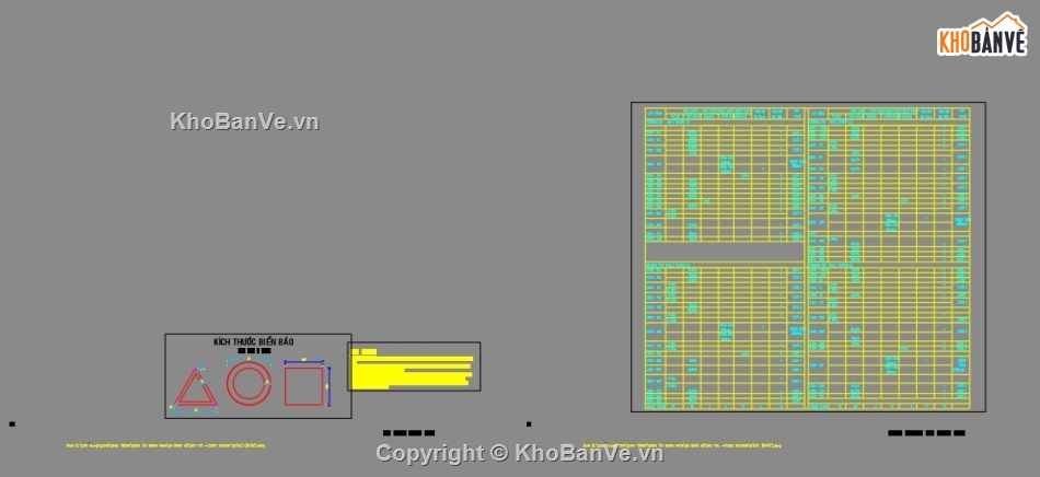 File cad,biển báo giao thông,chi tiết biển báo,File cad biển báo,các loại biển báo giao thông