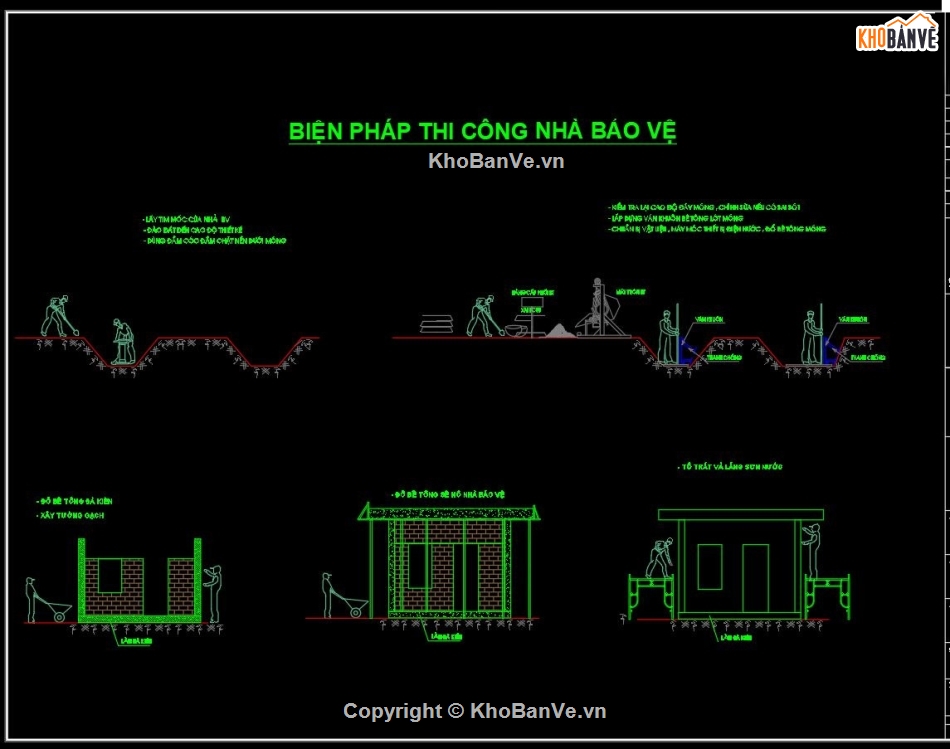 biện pháp thi công,biện pháp thi công nhà cao tầng,bản vẽ biện pháp thi công