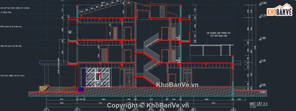 cad nhà,kiến trúc nhà khách,kiến trúc nhà,file cad kiến trúc,autocad,nhà đầy đủ chi tiết