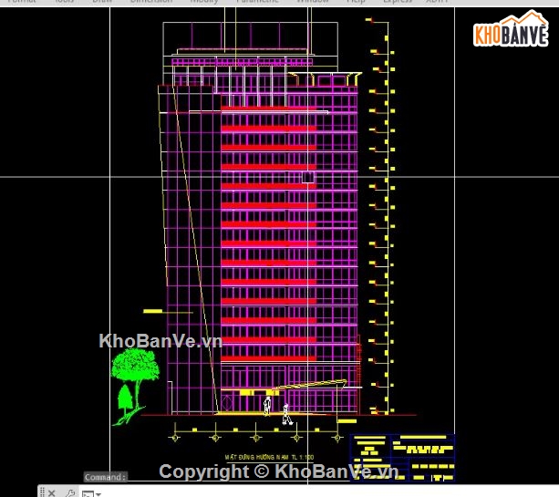 18 tầng,file cad nhà 18 tầng,đồ án 18 tầng,file cad đồ án nhà 18 tầng