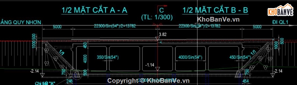 bản vẽ cống,bản vẽ cống bản,file cống hộp cnc