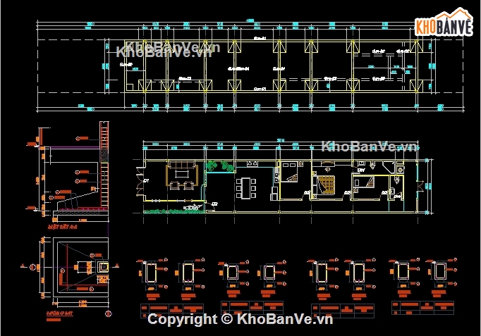 Nhà phố 2 tầng,cad nhà phố 2 tầng,nhà phố 2 tầng đẹp