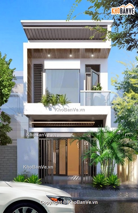 Nhà phố 2 tầng,cad nhà phố 2 tầng,nhà phố 2 tầng đẹp