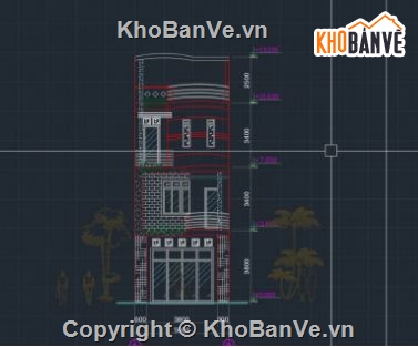 Nhà phố 3 tầng,file cad nhà phố 3 tầng,nhà phố 3 tầng file cad,nhà phố 3 tầng 1 tum