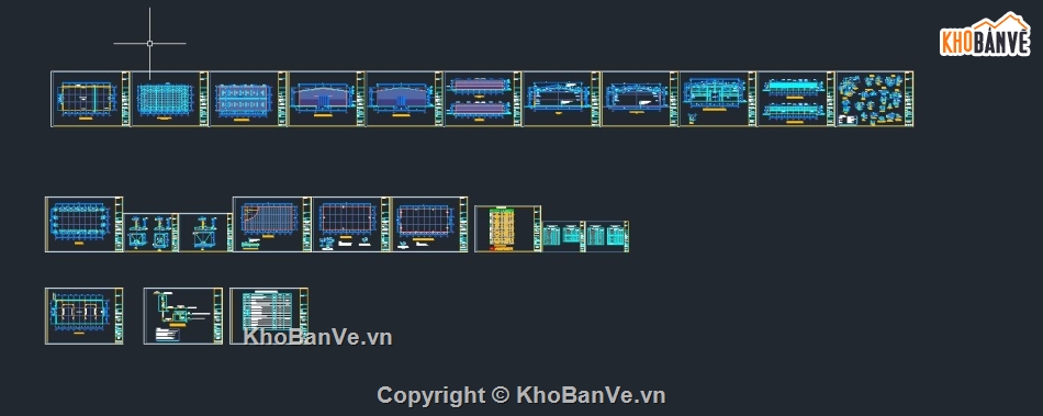 nhà xưởng,File cad nhà xưởng,bản vẽ nhà xưởng