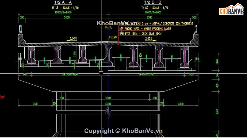cầu dầm,file cầu dầm,chi tiết cầu dầm