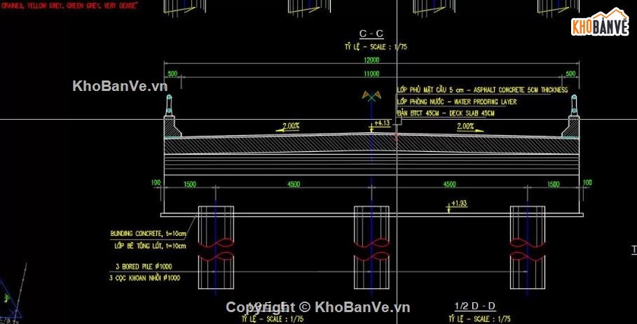 cầu dầm,file cầu dầm,chi tiết cầu dầm