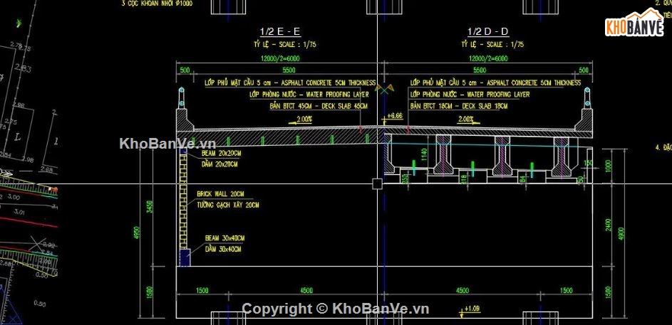 cầu dầm,file cầu dầm,chi tiết cầu dầm