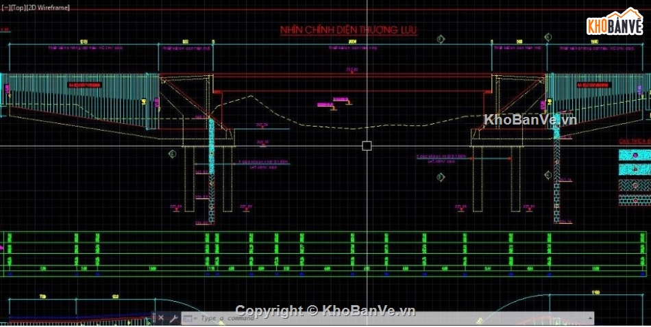 bản vẽ cầu,bản vẽ dầm bản,file cad cầu dầm